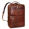 "Brad" Leather Laptop Backpack 15.6 Inch Men Women