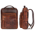 Business Arbeitsrucksack echtes Leder Herren Damen