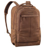 "Maxim" Large Leather Laptop Backpack 17 to 19 Inch for Men and Women