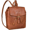 "Alice" Small Women Leather Backpack