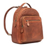"Kima" Small Backpack Women Vintage Leather