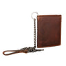 "Mick" Leather RFID Wallet with Chain