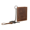 "Mick" Leather RFID Wallet with Chain