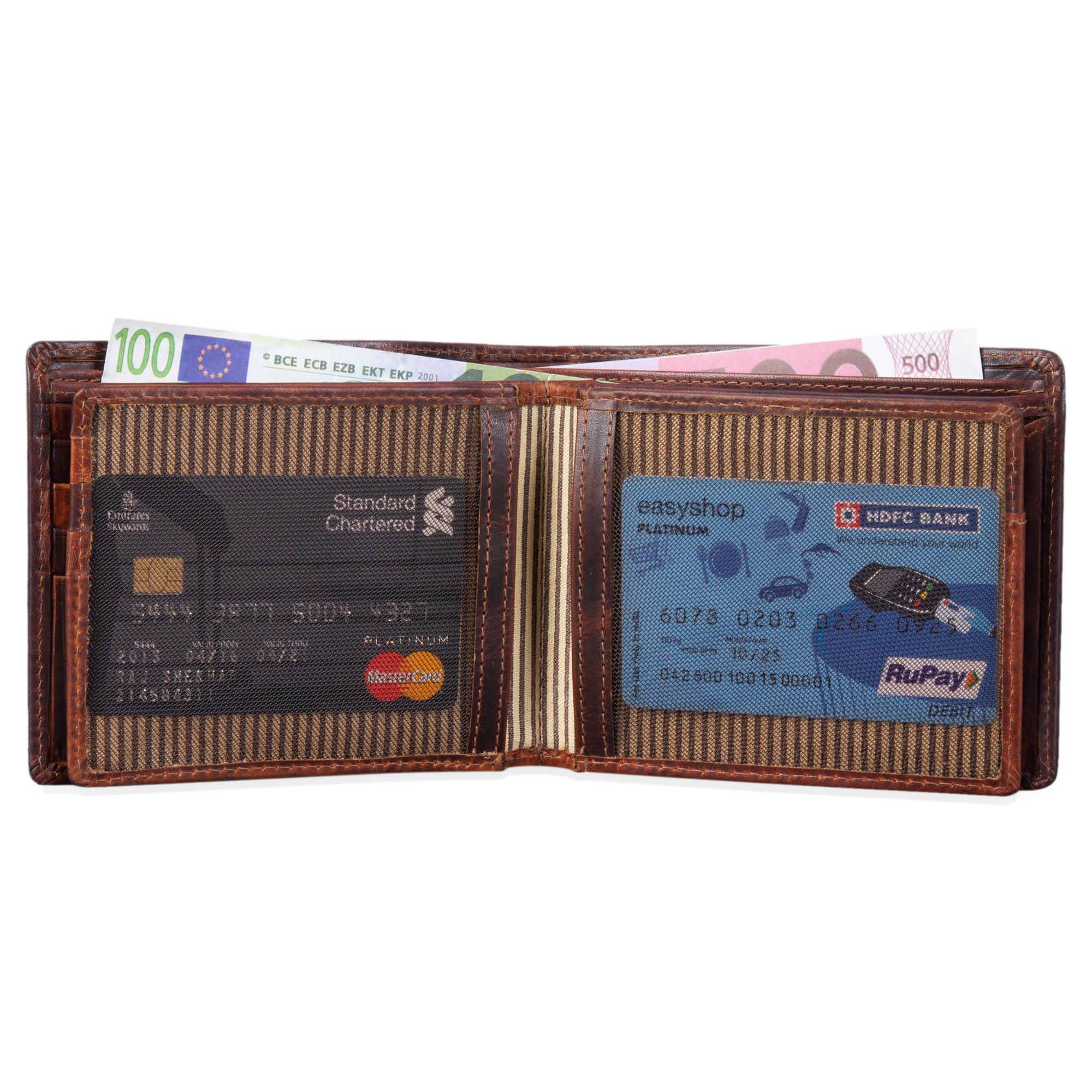 RFID Herren Brieftasche Leder