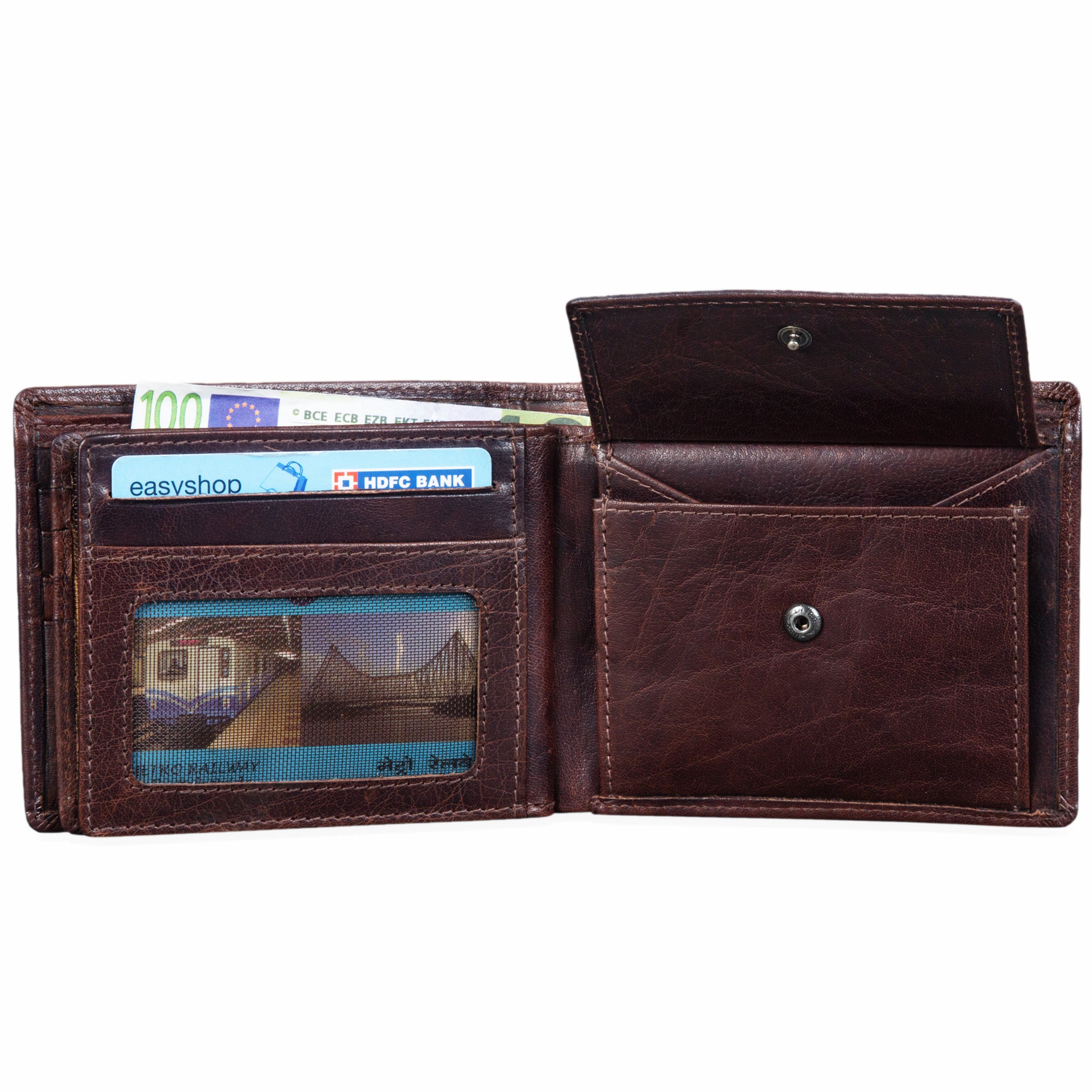 RFID Brieftasche Echtleder Geschenkbox