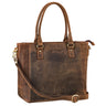 "Abigail" Handbag Office Ladies Leather Shopper Vintage