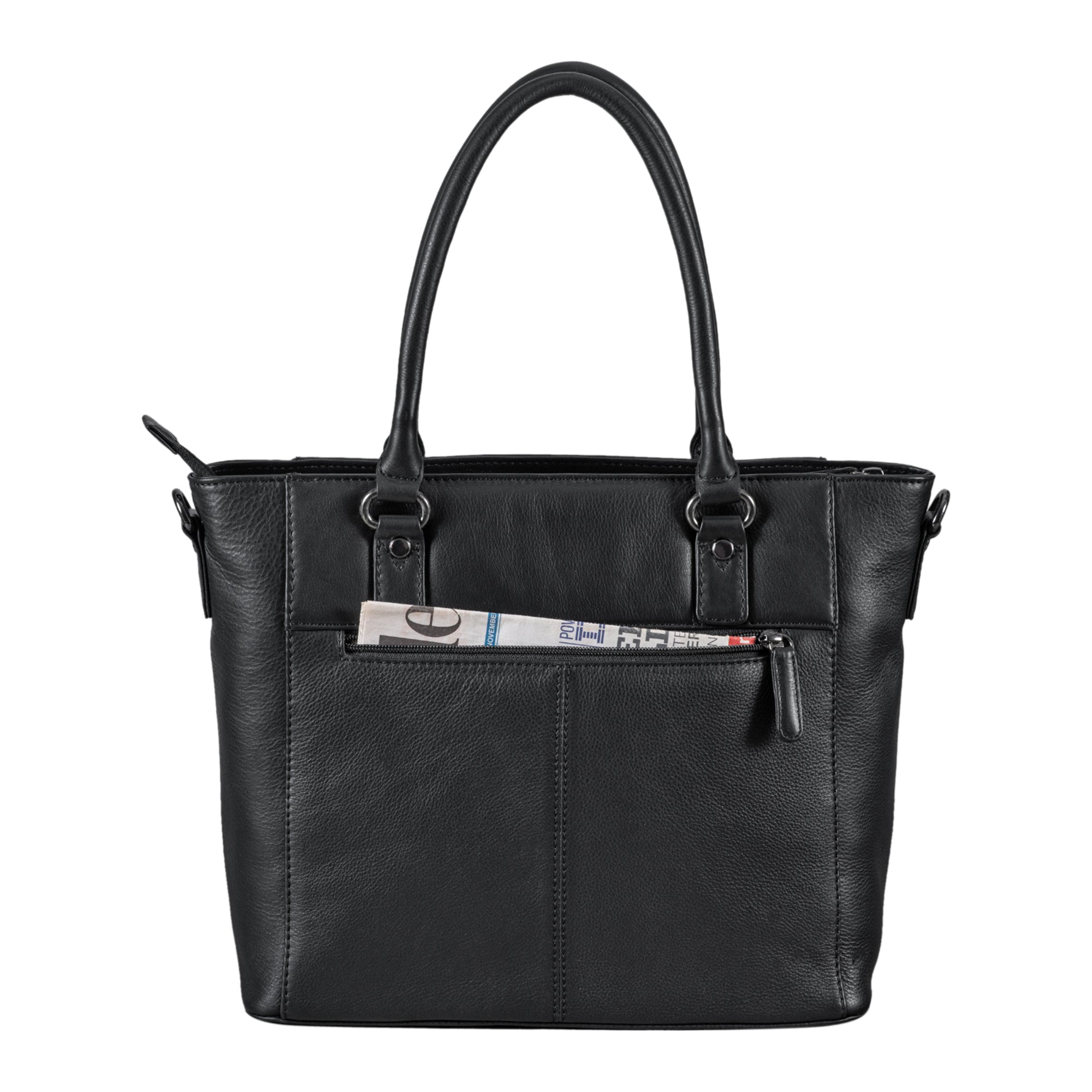 Leder Businesstasche schwarz