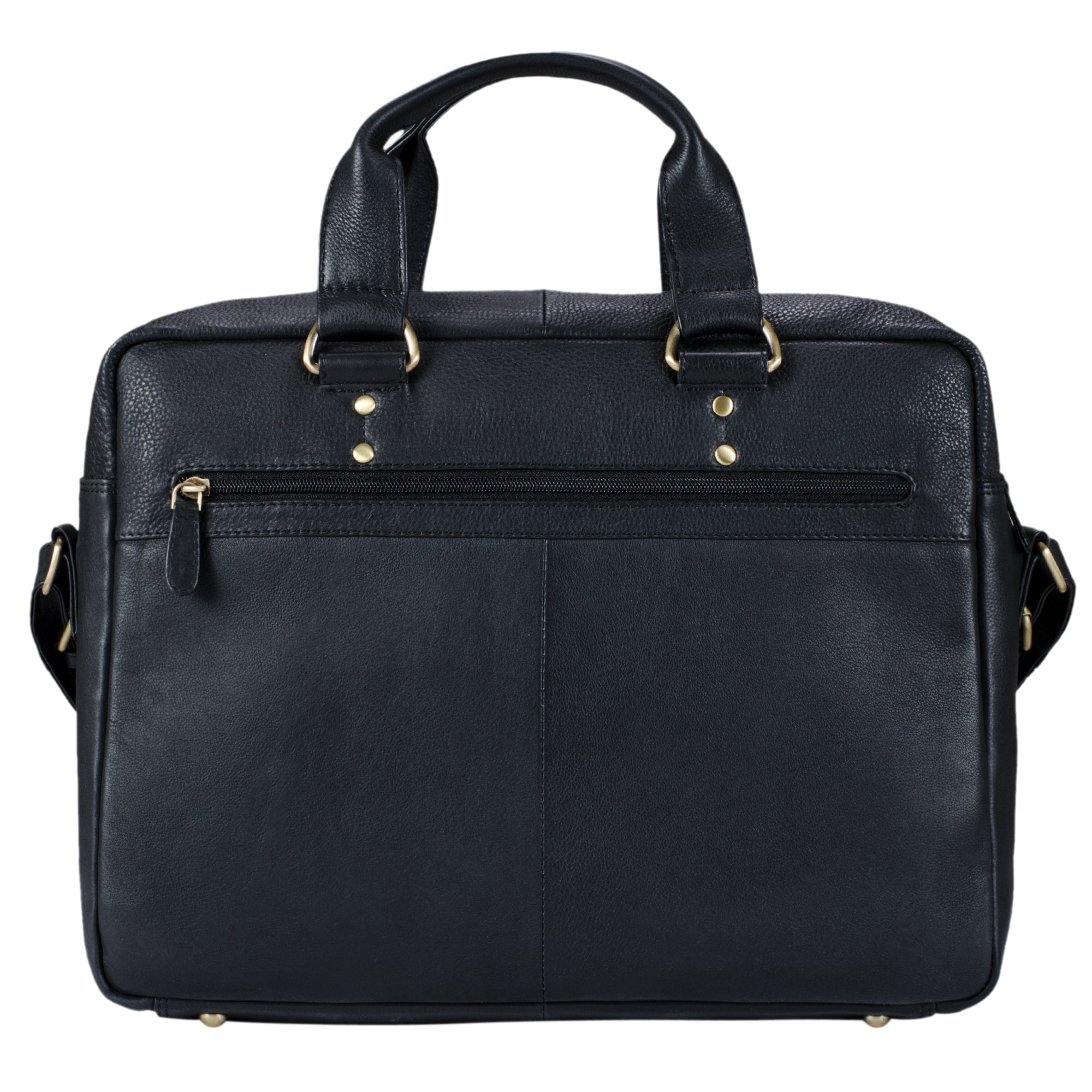 Vintage Leder Bürotasche schwarz