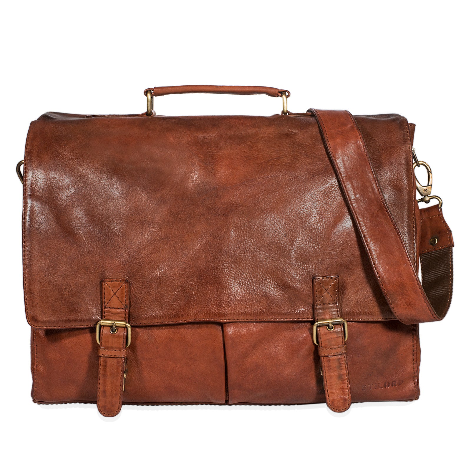 Vintage Arbeitstasche braun