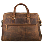 Bürotasche Echtleder braun Vintage