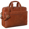 "Thompson" Briefcase Laptop Bag Leather