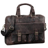 Business Umhängetasche Leder dunkel braun
