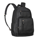 Leder Business Rucksack Damen schwarz