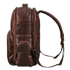 Schulrucksack Leder braun