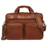 "Caesar" Leather Business Briefcase 15,6