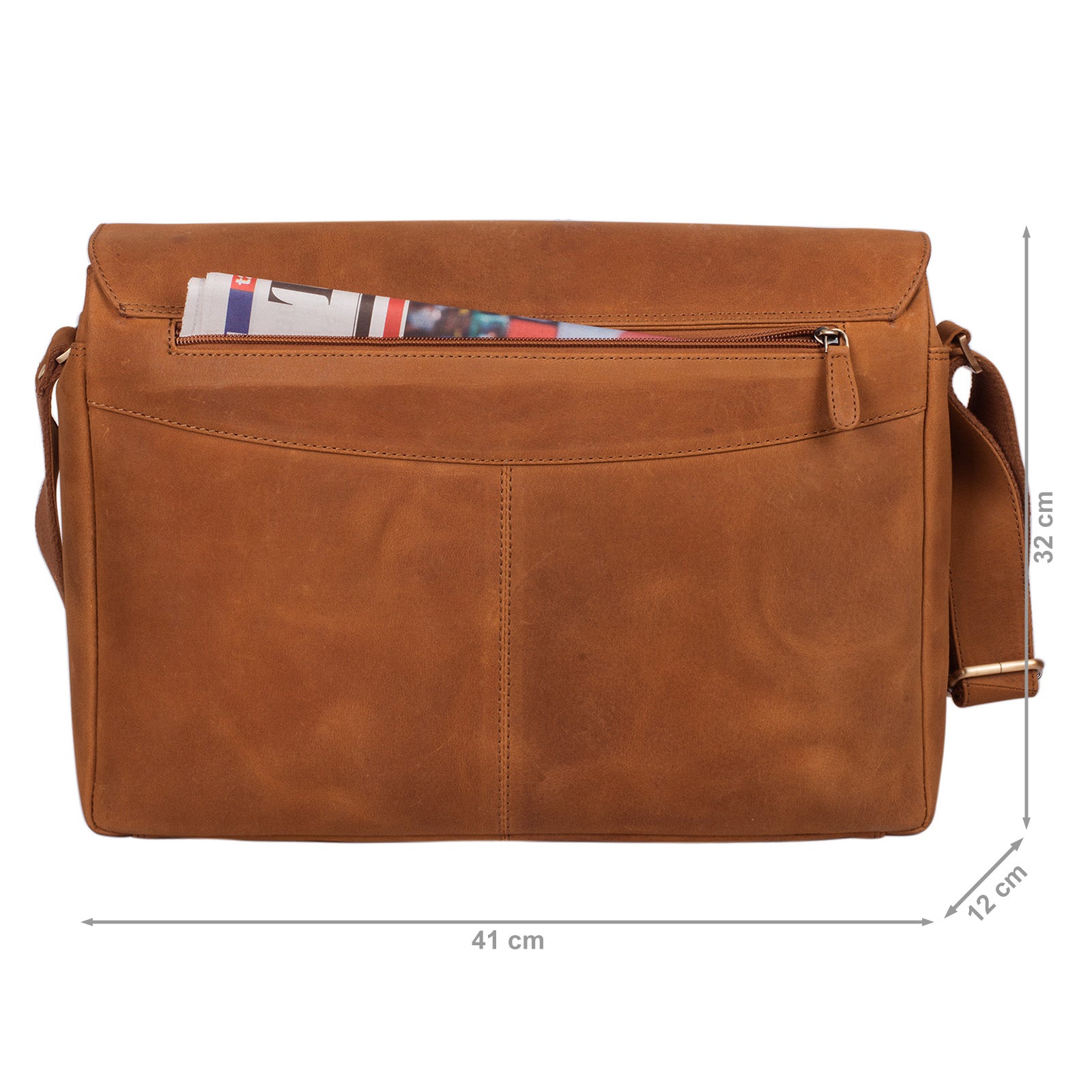 Vintage Businesstasche Leder braun