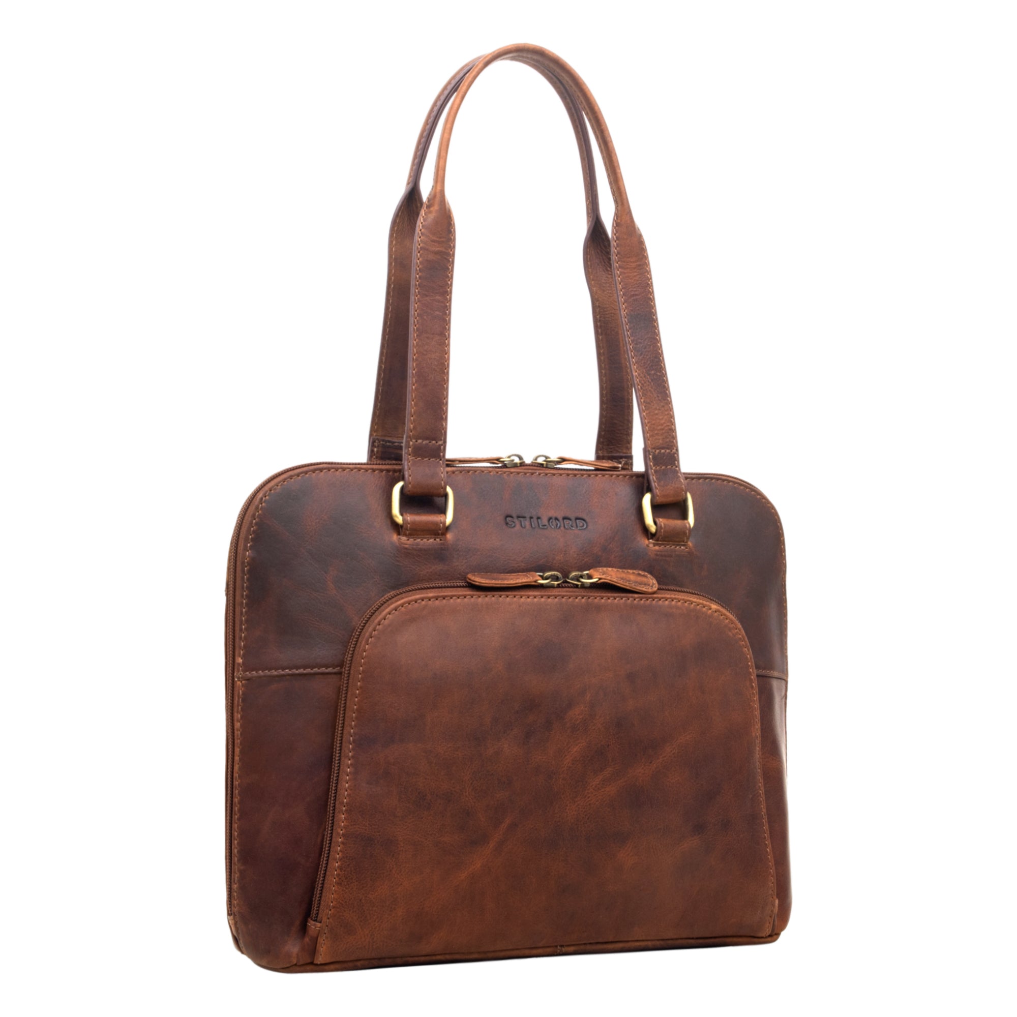 Leder Businesstasche Damen Vintage