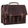 "Anton" Briefcase Bag Leather Vintage