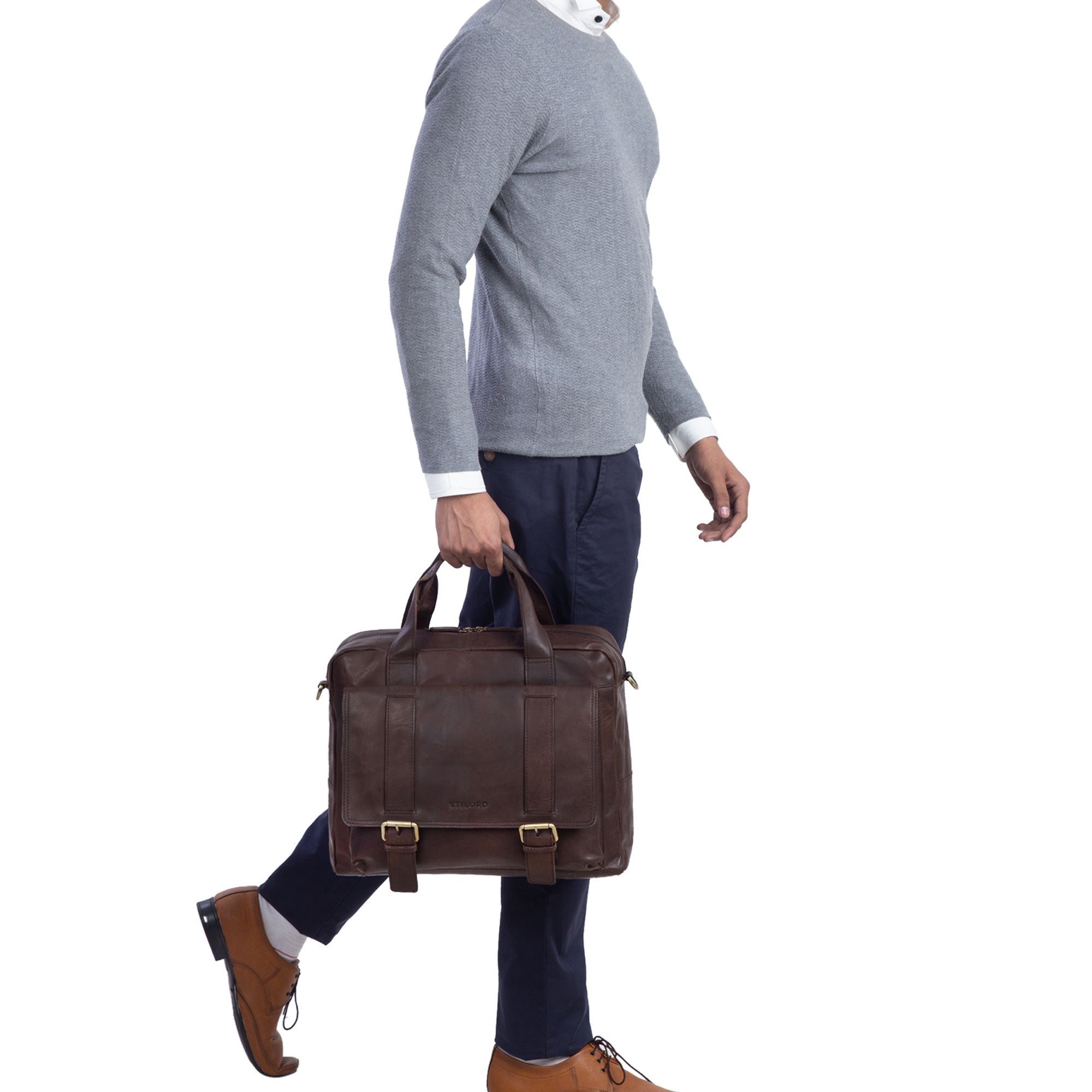 Leder Businesstasche Herren braun
