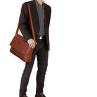 Bürotasche braun Notebook