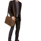 Herrentasche Leder groß