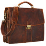 B-Stock STILORD "Julian" Vintage Leather Briefcase