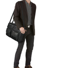 Schultertasche Vintage schwarz