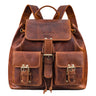 "Larissa" Vintage Leather Backpack for women