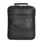City-Rucksack Leder Damen schwarz