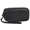 "Tiber" Modern Real Leather Wrist Bag for Men with Strap