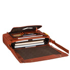 Vintage Messengertasche aus echtem Leder