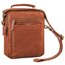 "Nelio" Stylish Leather Messenger Bag Small for 10.1 Inch Tablet