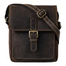 "Martinez" Small Shoulder Bag in Genuine Leather