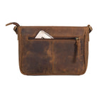 Abendtasche ledertasche damen braun