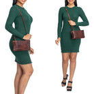 Damenhandtasche klein Leder