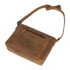 Crossbody Bag Leder Braun Damen 
