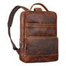 "Henning" Large Mens Leather Backpack 16 Inch