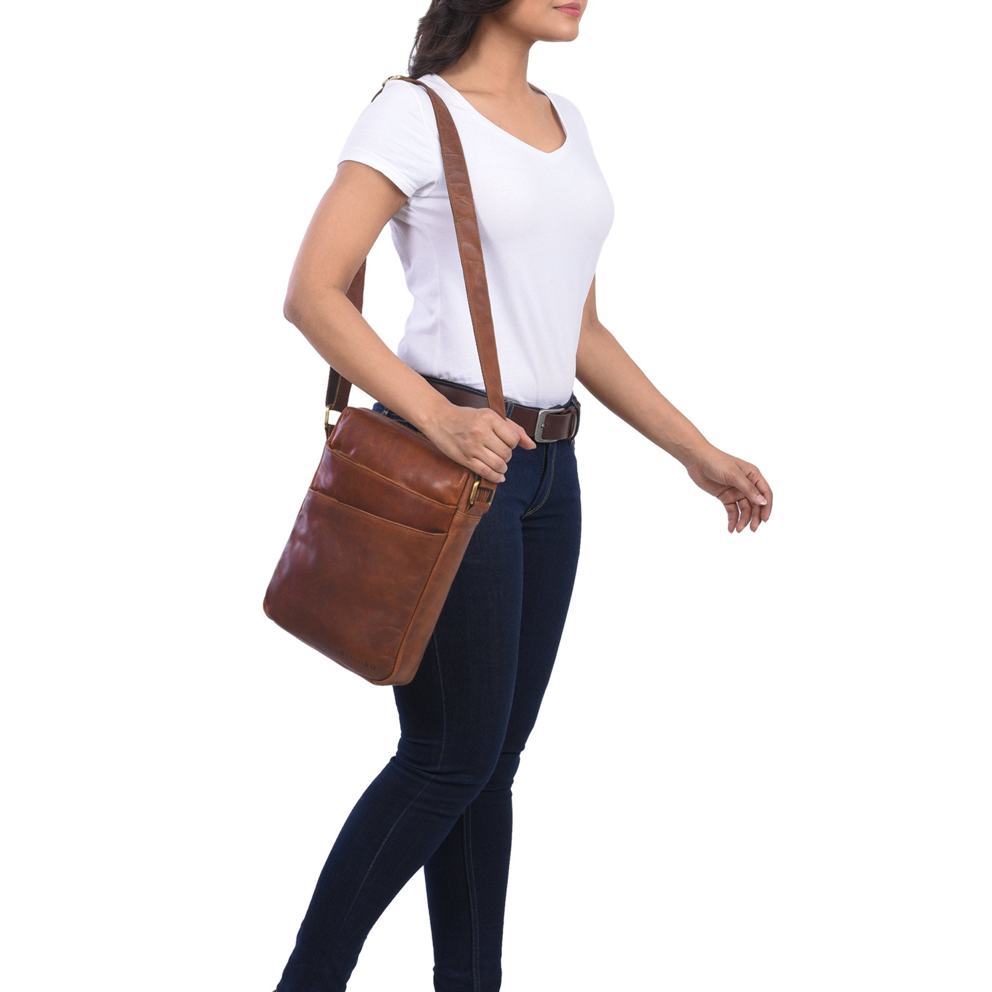 Leder Umhängetasche Damen