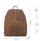 Vintage Backpack braun mini