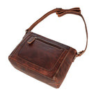 Braune Damenschultertasche Leder