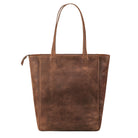 Handtasche Damen Universität Leder braun