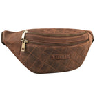 Bauchtasche Leder Herren Damen Hunter braun