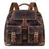 "Larissa" Vintage Leather Backpack for women