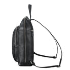 Kleiner Damenrucksack schwarz mit vielen Fächern