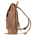 Lederrucksack modern Leder braun