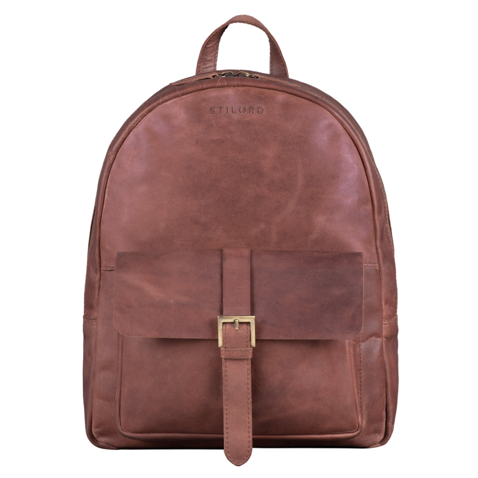 Vintage Rucksack Groß Frontalansicht