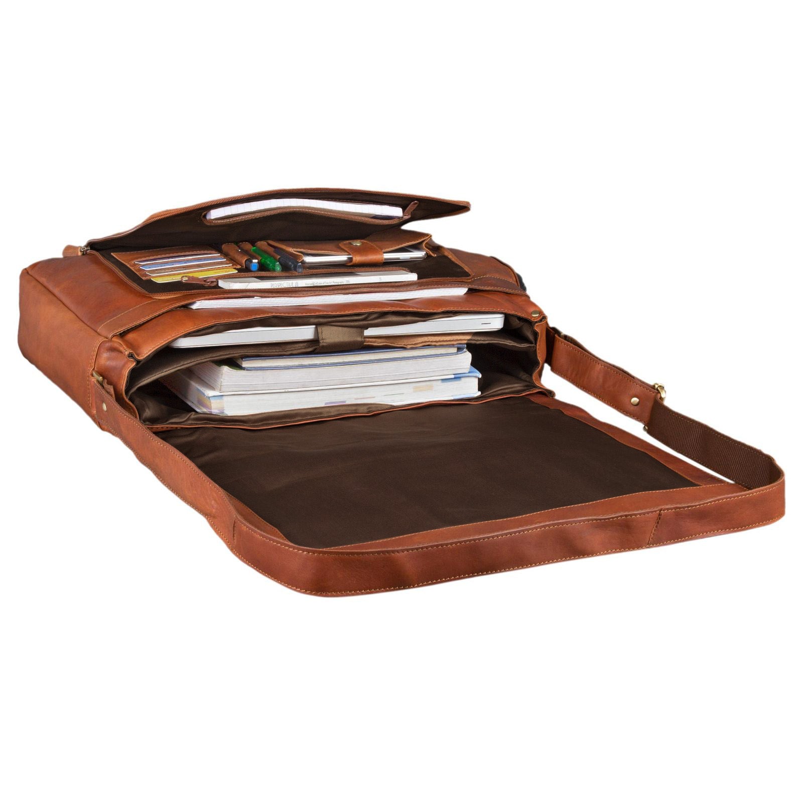 Herren Vintage Ledertasche 