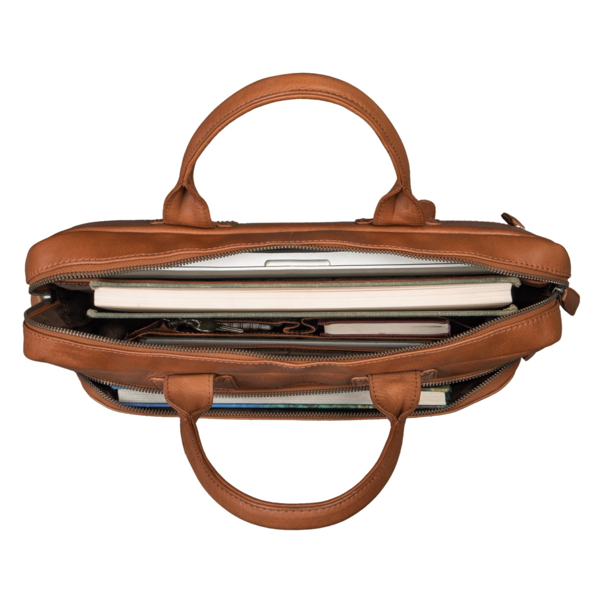 Ledertasche Herren für Trolley