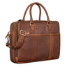 "Drake" Vintage Business Shoulder Bag Genuine Leather