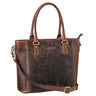 "Abigail" Handbag Office Ladies Leather Shopper Vintage